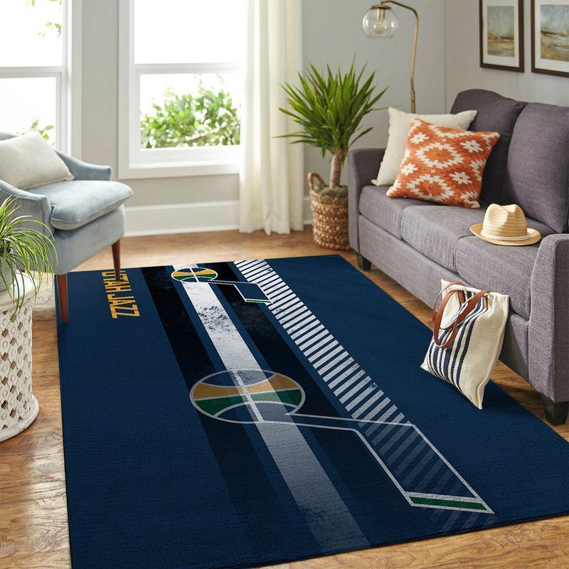 Utah Jazz Rug Living Room Floor Decor Fan Gifts