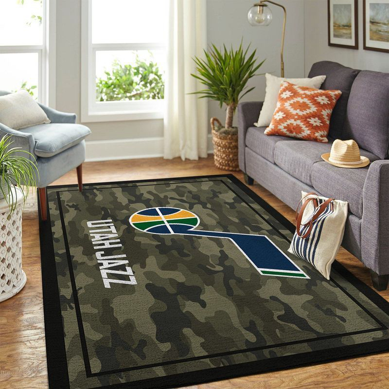 Utah Jazz Rug Living Room Floor Decor Fan Gifts