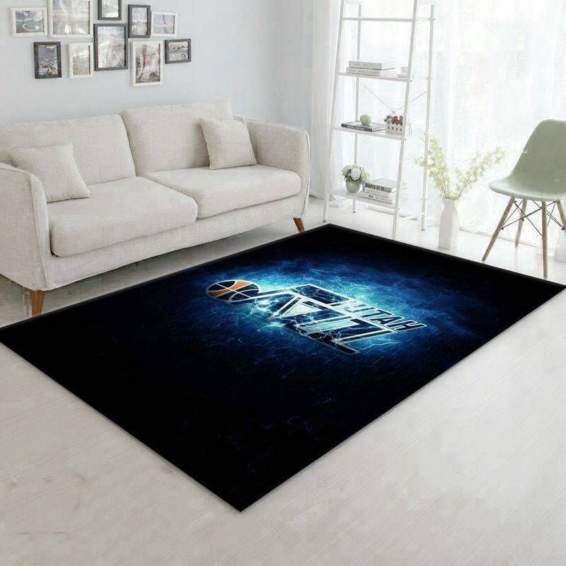 Utah Jazz Rug Living Room Floor Decor Fan Gifts