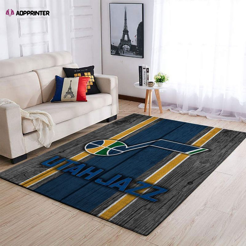 Utah Jazz Rug Living Room Floor Decor Fan Gifts