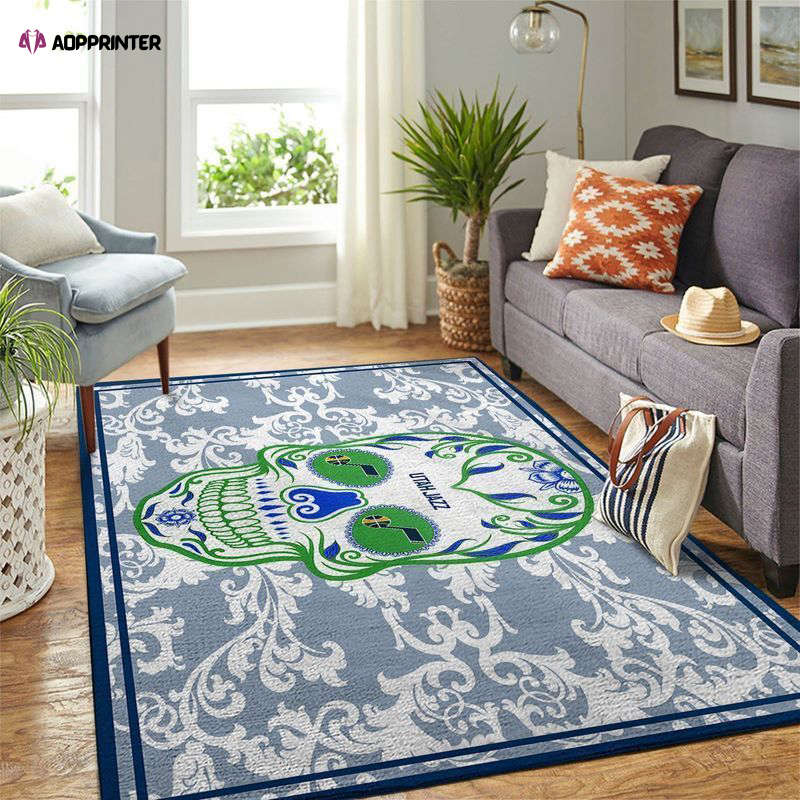 Utah Jazz Rug Living Room Floor Decor Fan Gifts