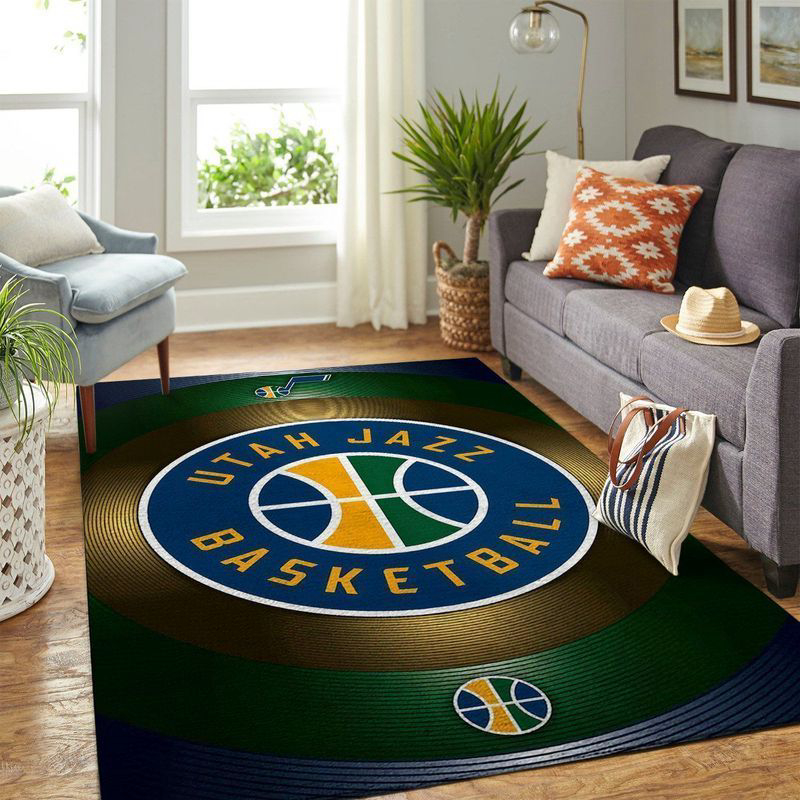 Utah Jazz Rug Living Room Floor Decor Fan Gifts