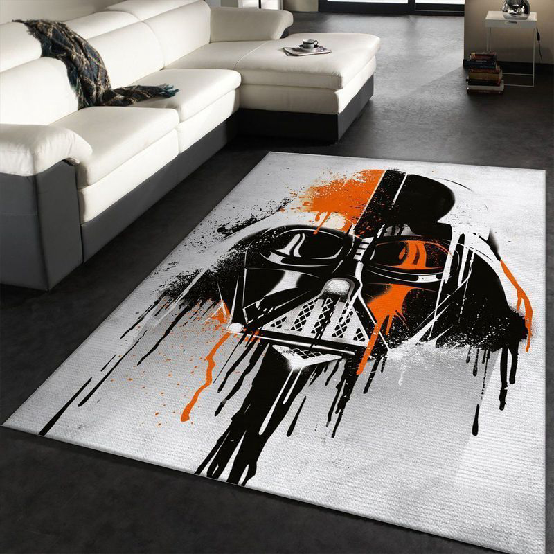 Vader Banksy Star Wars Rug Living Room Floor Decor Fan Gifts