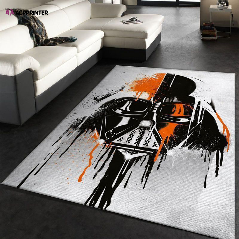 Vader Banksy Star Wars Rug Living Room Floor Decor Fan Gifts