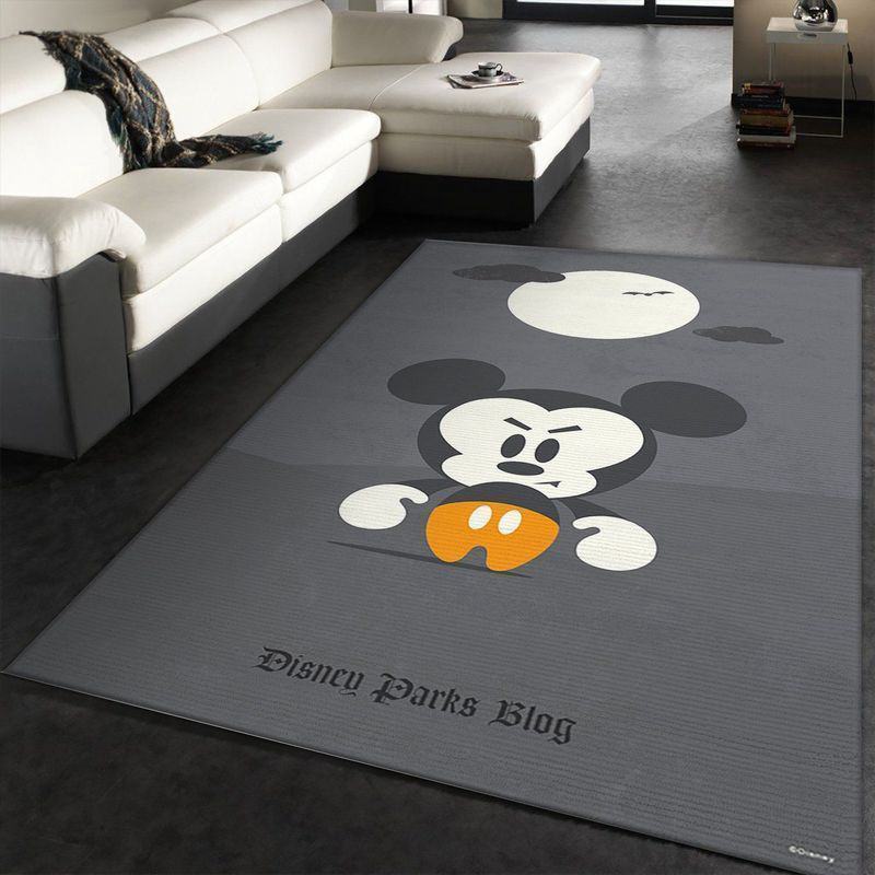 Vampire Mickey Rug Living Room Floor Decor Fan Gifts