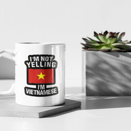 Vietnam Mug Gift I’m Not Yelling I’m Vietnamese Gift For Vietnamese Friend 11 oz Ceramic Mug Gift