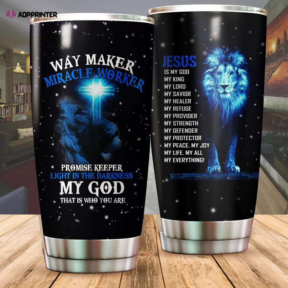Way Maker Miracle Worker Stainless Steel Tumbler