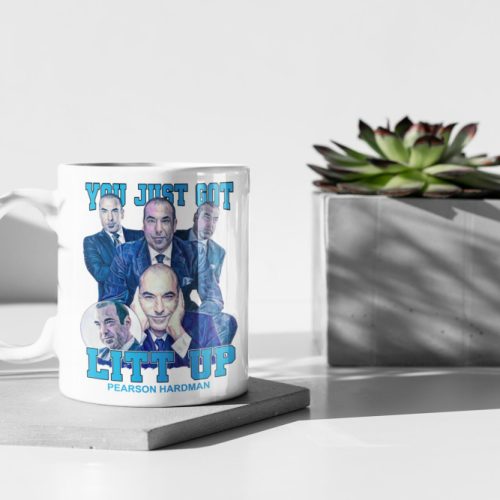 You Just Got Litt Up, Vintage 90’s Louis Litt Mug, Harvey Specter, Suits Inspired Mug, Funny Coffee Mug 11 oz Ceramic Mug Gift Birthday Gift