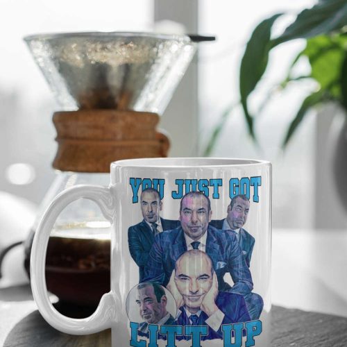 You Just Got Litt Up, Vintage 90’s Louis Litt Mug, Harvey Specter, Suits Inspired Mug, Funny Coffee Mug 11 oz Ceramic Mug Gift Birthday Gift