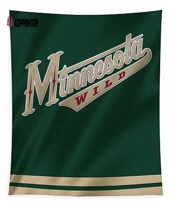 17 Minnesota Wild Joe Hamilton Tapestry