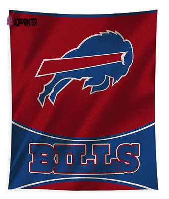 Exclusive Buffalo Bills Josh Allen v16 Tapestry: Perfect Gift for Fans – 3D Full Printing