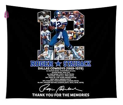 Exclusive Roger Stauback Dallas Cowboys Tapestry – Thank You for the Memories!