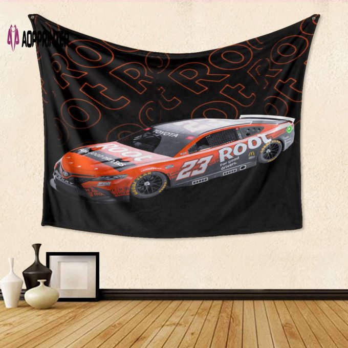 Ultimate 23XI Racing Cars13 Fan Gift: 3D Full Printing Tapestry