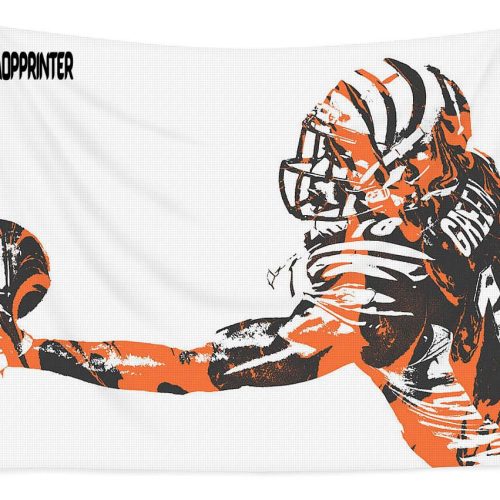 Aj Green Cincinnati Bengals Pixel Art 40 Tapestry Gift For Fan