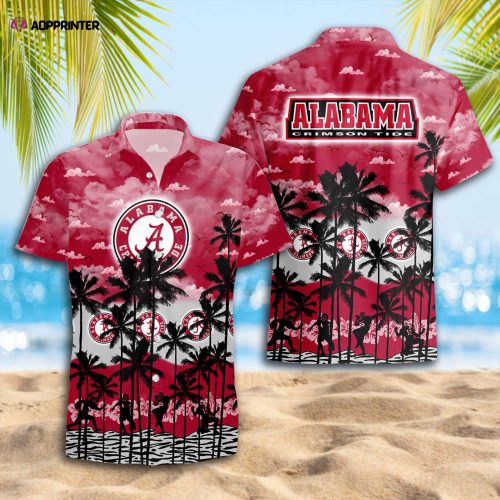 Alabama Crimson Tide Hawaiian Shirt Gift Men Women Gift Men Women Trending Summer. Gift For Fan S88912