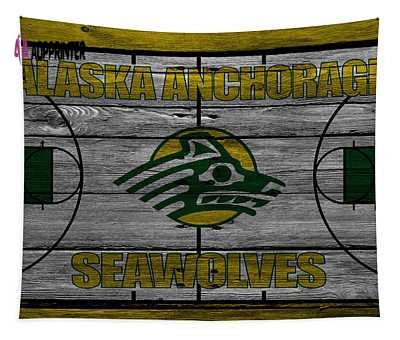 Alaska Anchorage Seawolves Joe Hamilton Tapestry: Premium Wall Decor for Sports Fans