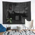 Animals Monotone Album Art Pink Floyd Tapestry