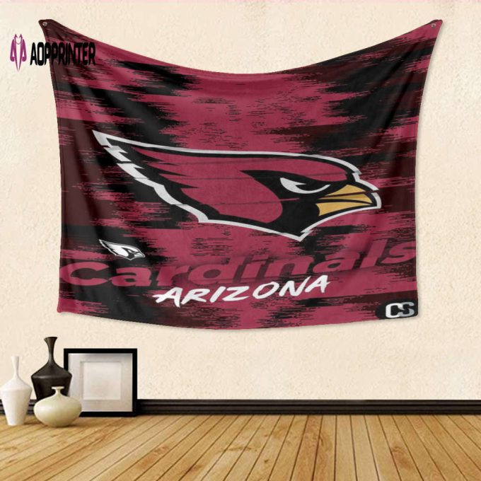 Arizona Cardinals Logo v13 Tapestry – Perfect Gift for Fan 3D Full Printing