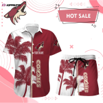 ARIZONA COYOTES HAWAII SHIRT MEN SHORT CUSTOM NHL