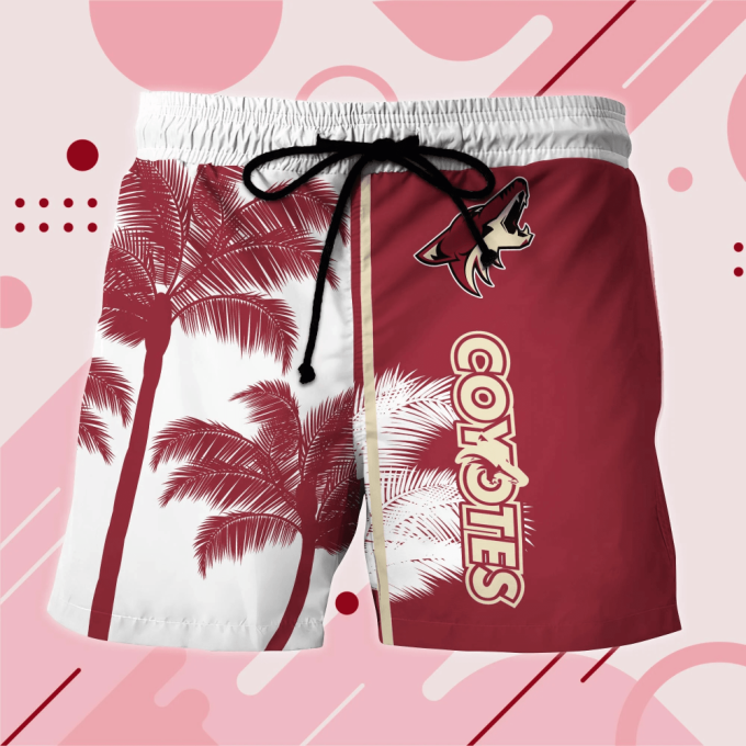 ARIZONA COYOTES HAWAII SHIRT MEN SHORT CUSTOM NHL