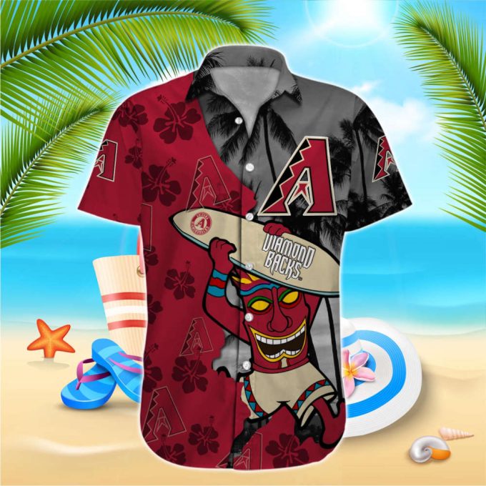 Arizona Diamondbacks MLB-Hawaiian Shirt Gift Men Women Gift Men Women Custom T-38175