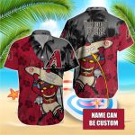 Arizona Diamondbacks MLB-Hawaiian Shirt Gift Men Women Gift Men Women Custom T-38175