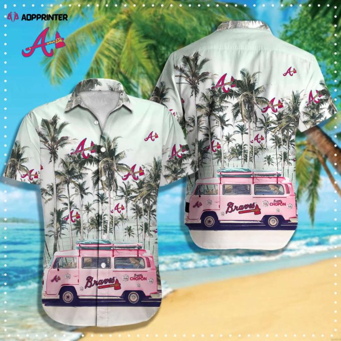 Atlanta Braves MLB-Hawaiian shirt Q-49288