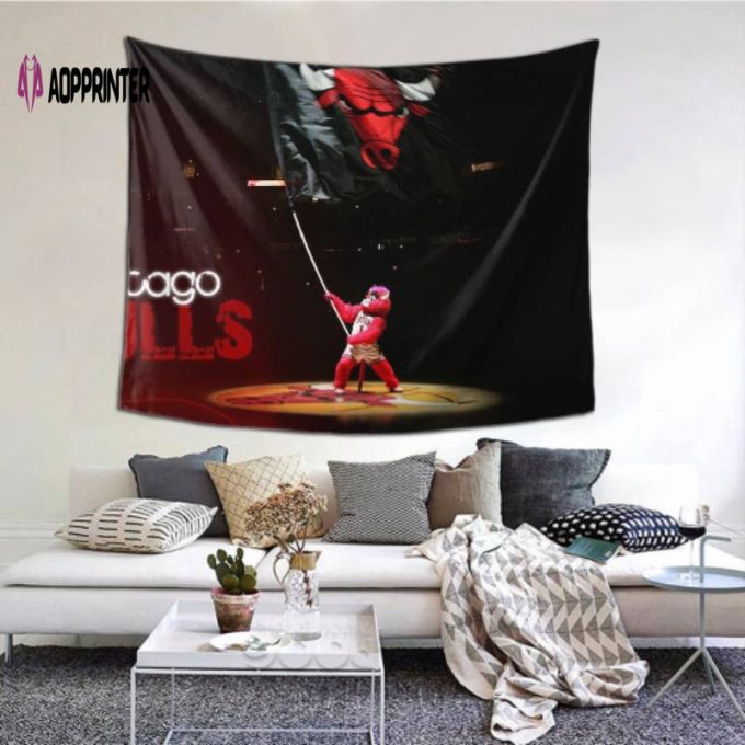 Chicago Bulls Tapestry – Vibrant Bedroom Decor for Room Dorm or Parties