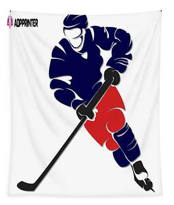 Blue Jackets Shadow Player Joe Hamilton Tapestry