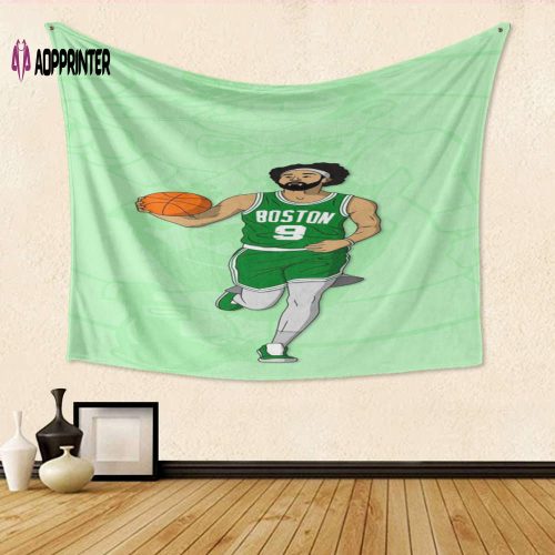 Boston Celtics Derrick White1 Tapestry: Perfect 3D Full Print Gift for Fans