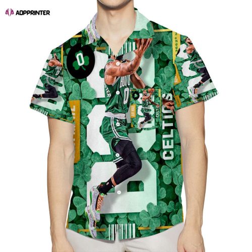 Jayson Tatum Air Mail 3D Hawaiian Shirt: Celtics Summer Beach Gift