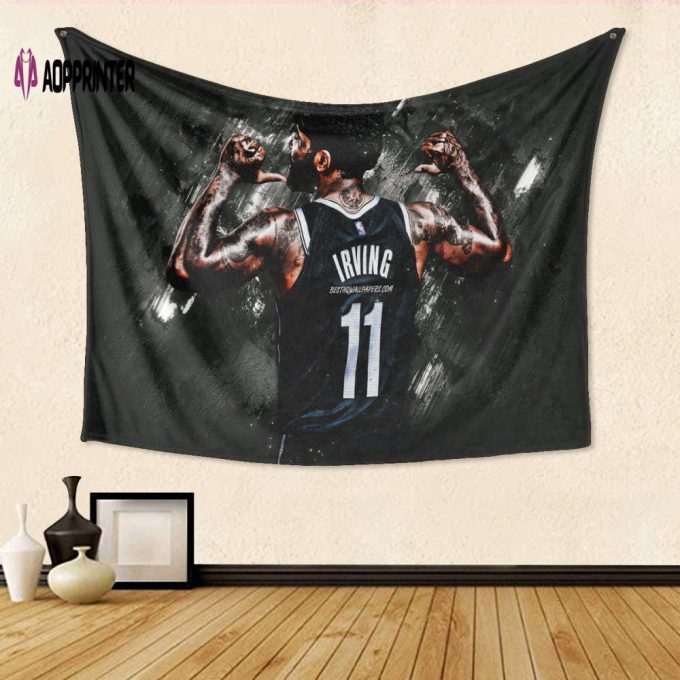 Brooklyn Nets Kyrie Irving6 Gift: 3D Full Printing Tapestry for Ultimate Fan