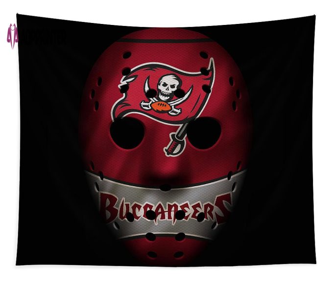 Buccaneers War Mask 4 Tapestry Gift For Fan