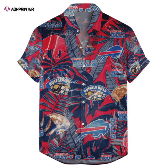 Buffalo Bills Hawaiian Retro “Logo Revolutions” NFL 2024