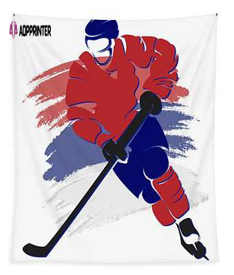 Enhance Your Décor with Canadiens Shadow Player2 Joe Hamilton Tapestry – Limited Edition Sports Wall Art