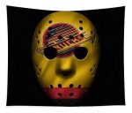 Canucks Jersey Mask Joe Hamilton Tapestry