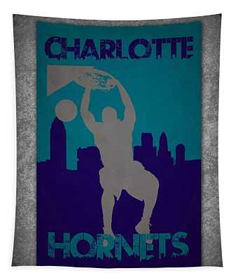 Charlotte Hornets Joe Hamilton Tapestry: Official NBA Wall Art for Diehard Fans!