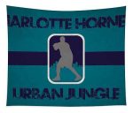 Charlotte Hornets Joe Hamilton Tapestry: Official NBA Wall Art for Diehard Fans!