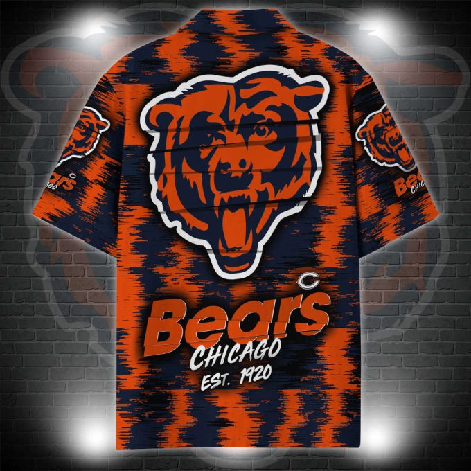 Chicago Bears Hawaii Shirt Custom Your Name, Sport 3D Shirt, Gift For Fan EHIVM-57494