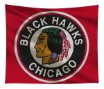 Chicago Blackhawks Uniform Joe Hamilton Tapestry: Authentic NHL Décor for Hockey Fans