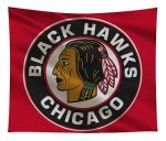 Chicago Blackhawks Uniform Joe Hamilton Tapestry: Authentic NHL Décor for Hockey Fans