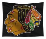 Chicago Blackhawks Uniform Joe Hamilton Tapestry: Authentic NHL Décor for Hockey Fans