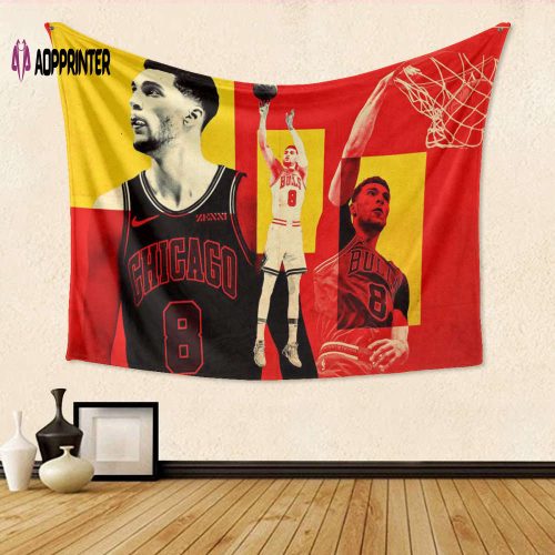 Paul George Indiana Pacers Pixel Art 7 Joe Hamilton Tapestry