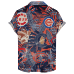 Chicago Cubs Retro Logo Hawaiian Shirt Gift Men Women Gift Men Women