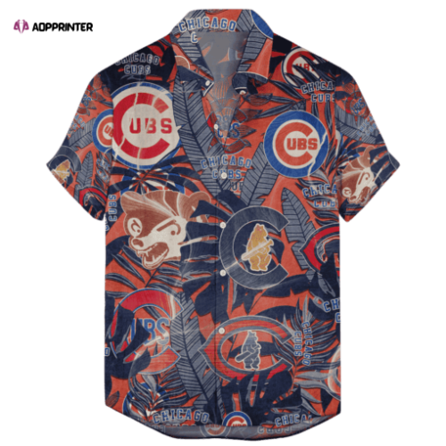 Chicago Cubs Retro Logo Hawaiian Shirt Gift Men Women Gift Men Women