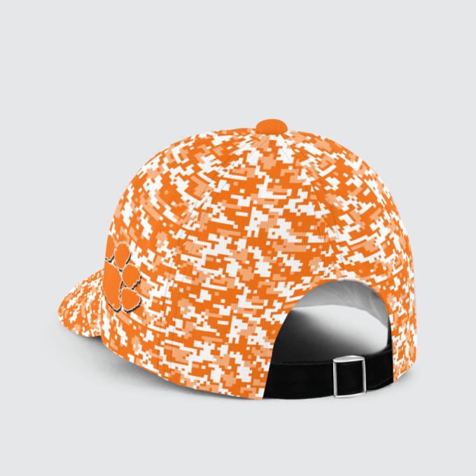 Clemson Tigers Digital Camo AOP Classic Baseball Classic Baseball Classic Cap Men Hat Men Hat