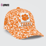 Clemson Tigers Digital Camo AOP Classic Baseball Classic Baseball Classic Cap Men Hat Men Hat