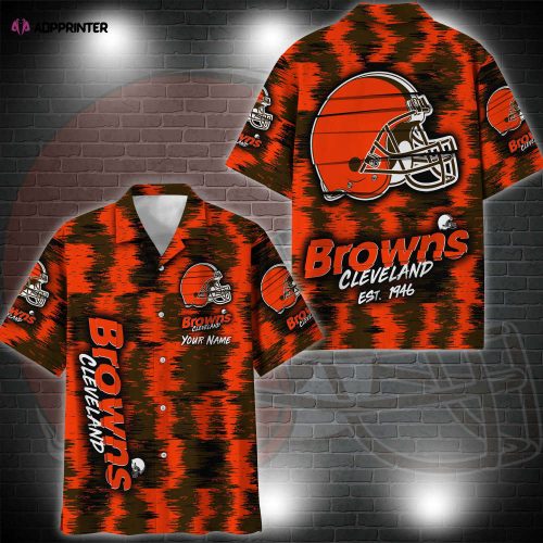 Cleveland Browns Hawaii Shirt Custom Your Name, Sport 3D Shirt, Gift For Fan EHIVM-57494