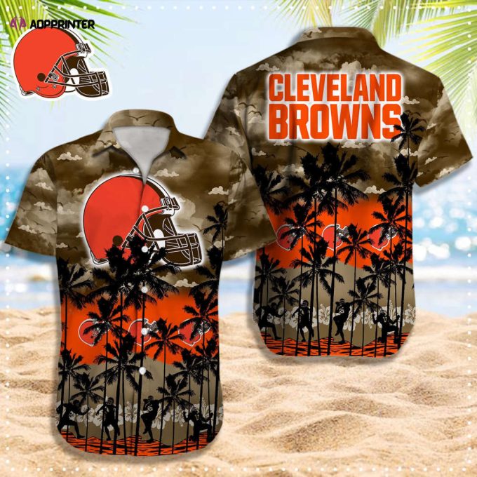 Cleveland Browns NFL-Hawaii Shirt T-48408