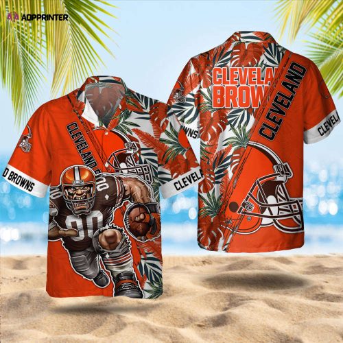 Cleveland Browns Summer Hawaiian Shirt Gift Men Women Gift Men Women